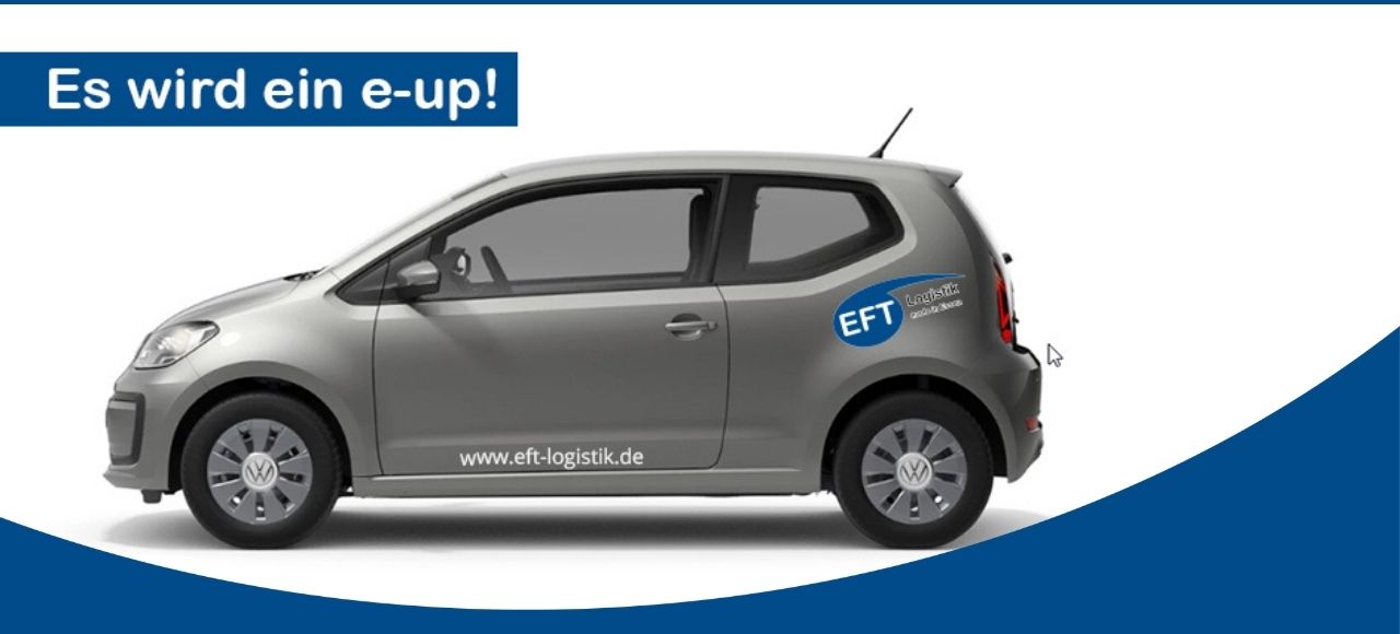 Entwurf des E-Ups mit EFT Logo