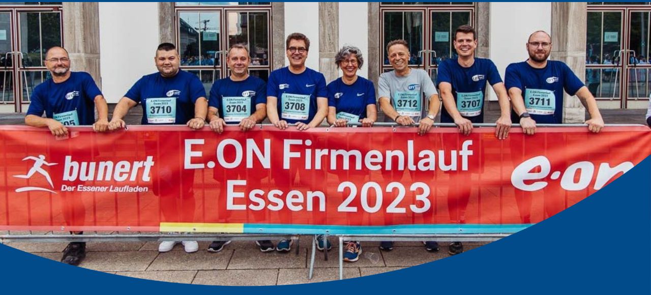 EFTler beim E.ON Firmenlauf in Essen